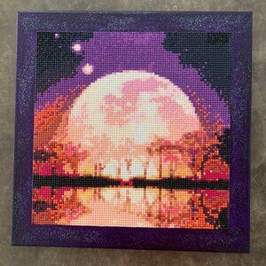 NEW Completed Diamond Art 'Full Moon'